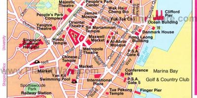 Chinatown სინგაპური რუკა