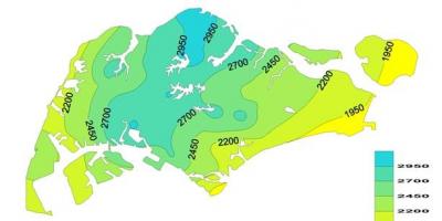 სინგაპურის წვიმა რუკა