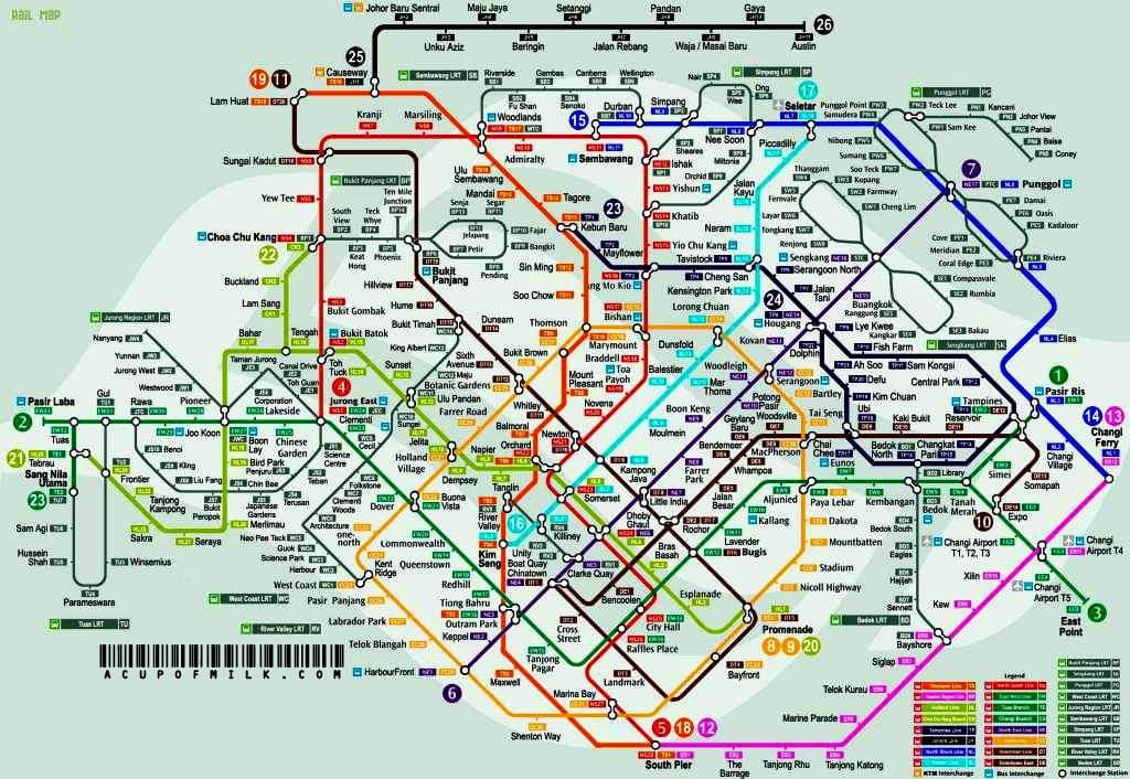 მომავალი mrt რუკა სინგაპური