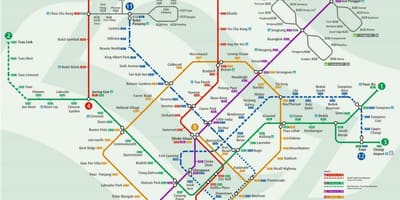 რუკა mrt სინგაპური