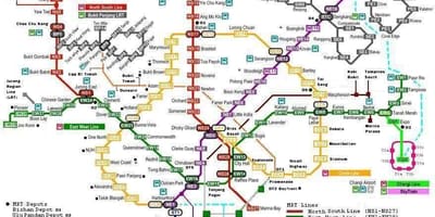 Mrt 7 სადგურების რუკა