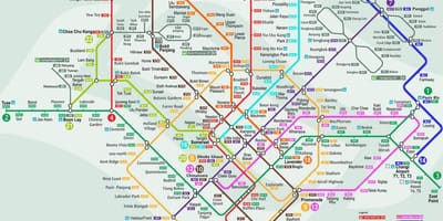 Smrt სინგაპური რუკა